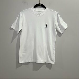 MM Lafleur White Short Sleeve Tee with‎ Black Logo